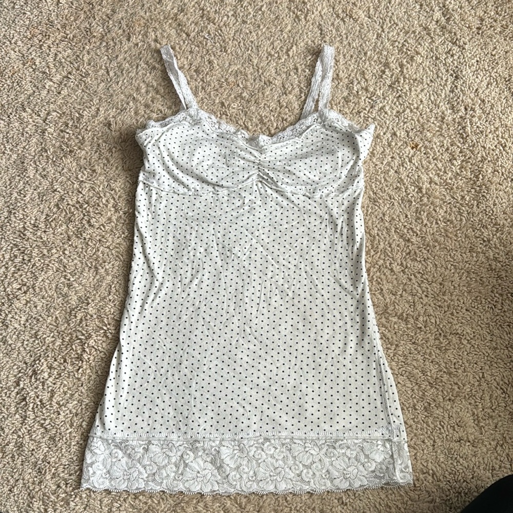 Like New polka dot tank